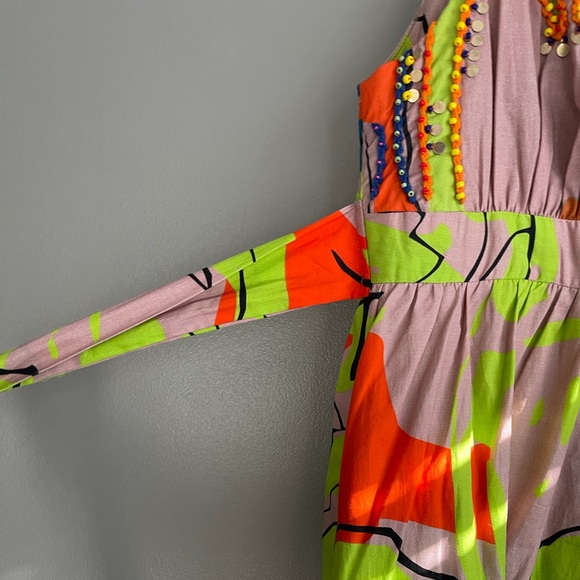 Roopa Pemmaraju Nerida Midi Dress - Anthropologie - Picture 11 of 14